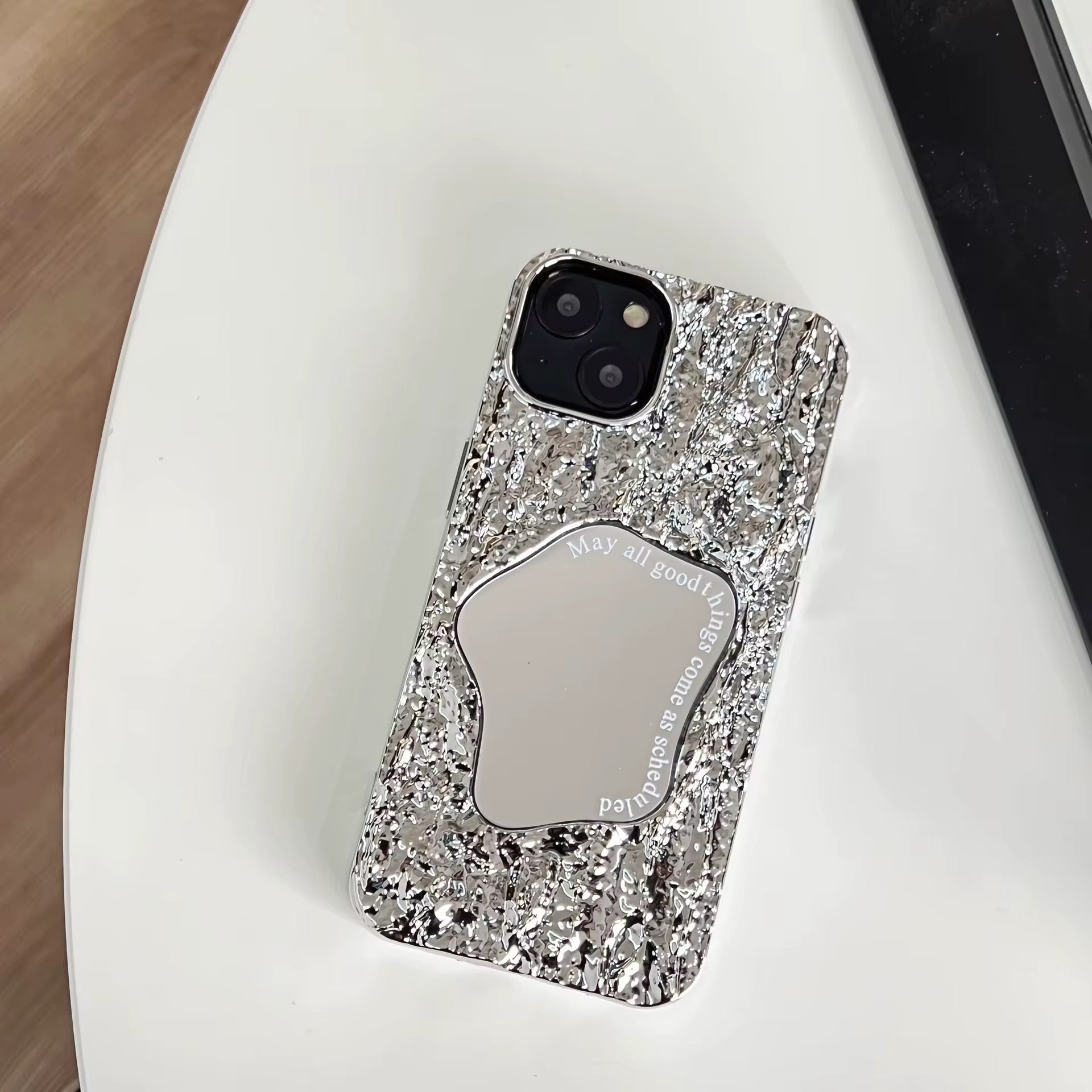 Funda Plateada con espejo