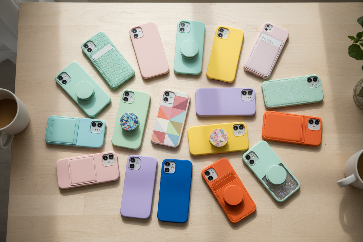 dispersas sobre una mesa 